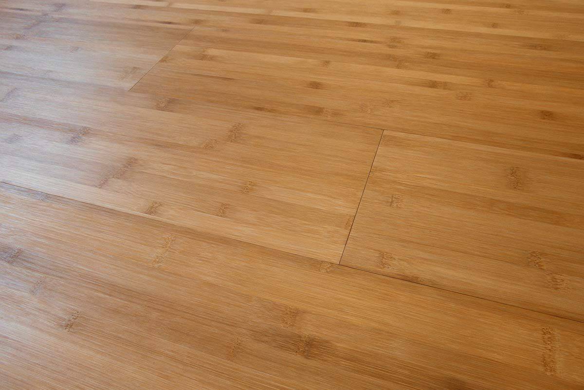 Bamboo parquet: carbonized, brushed wideplank