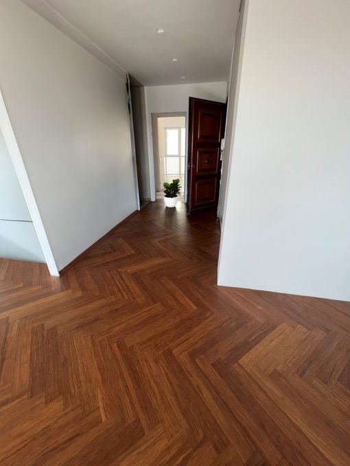 parquet bamboo spina italiana 90 strand woven carbonizzato listone prefinito 03